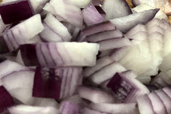 Diced Red Onions per kg